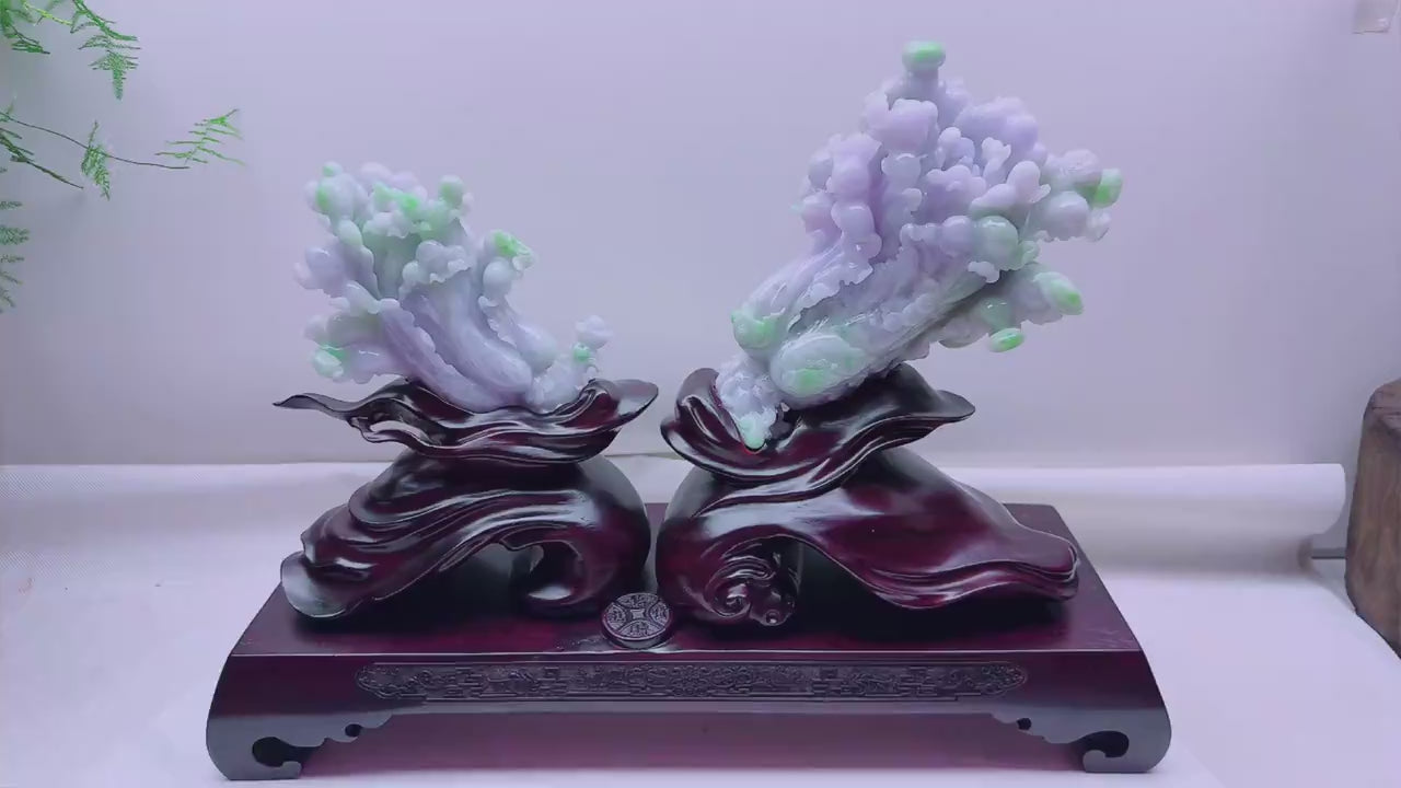 翡翠百財擺件