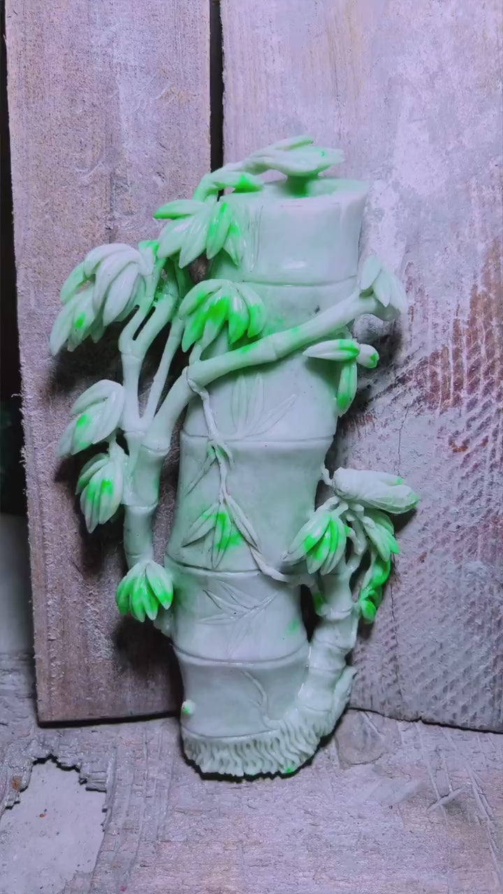 翡翠節節高升擺件