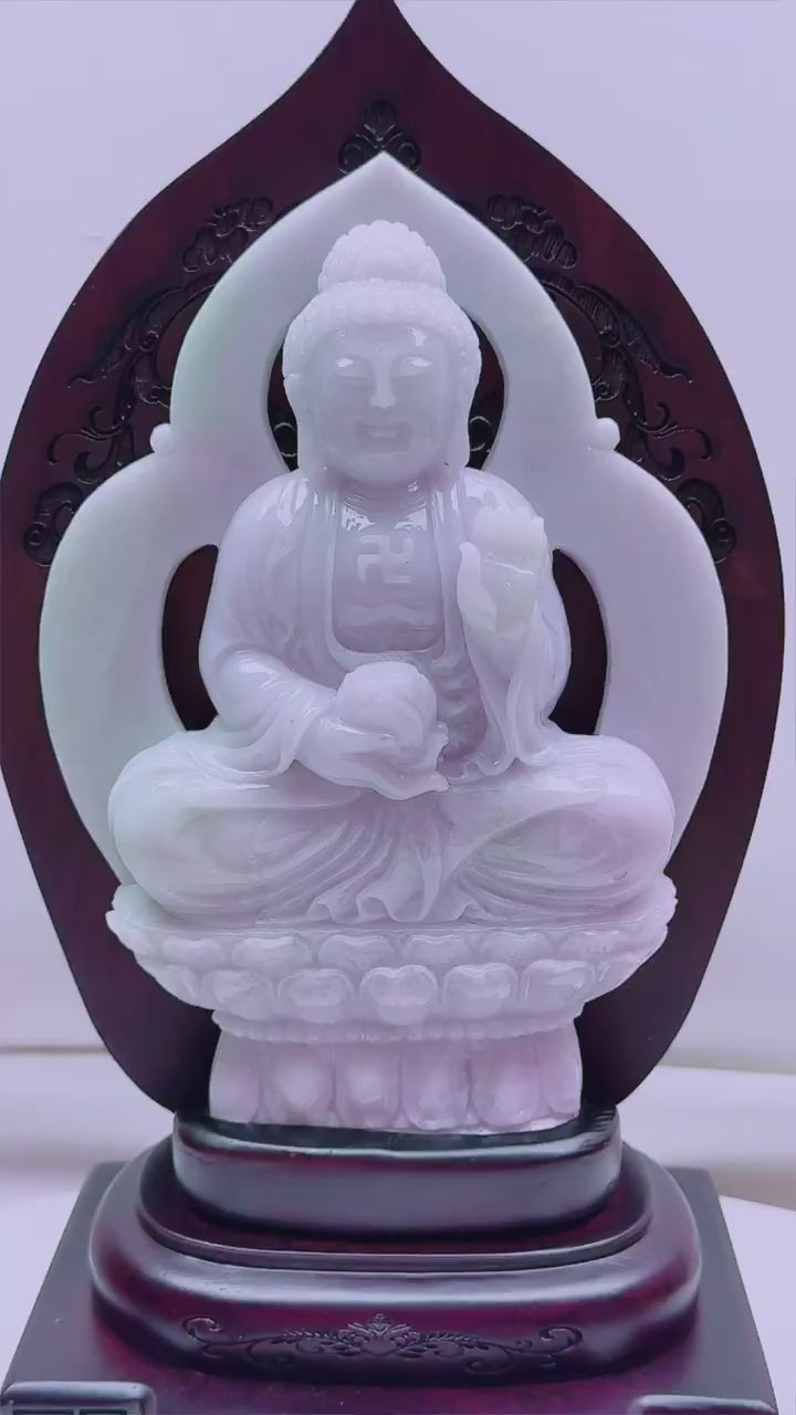 翡翠藥師佛擺件