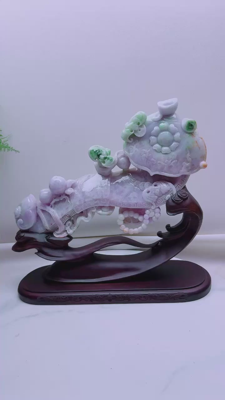 翡翠如意擺件