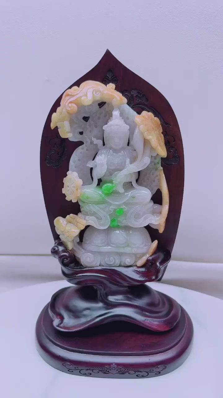 翡翠观音擺件