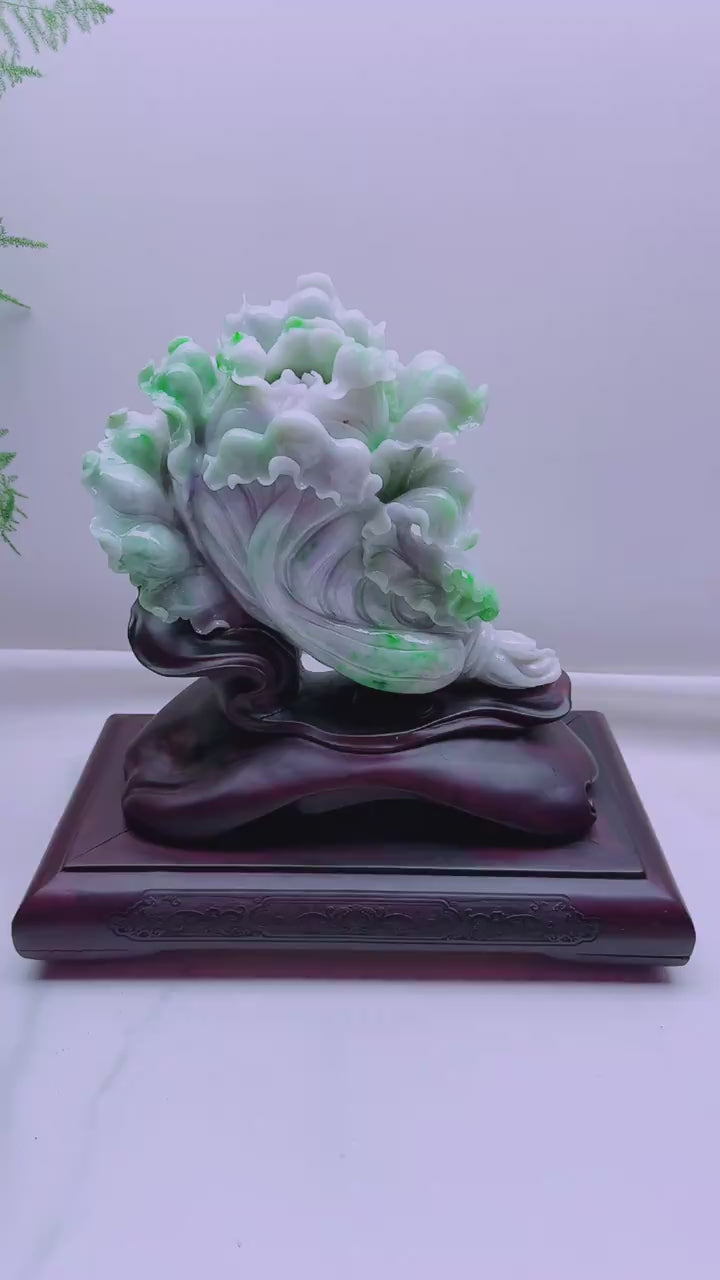 翡翠 百財擺件