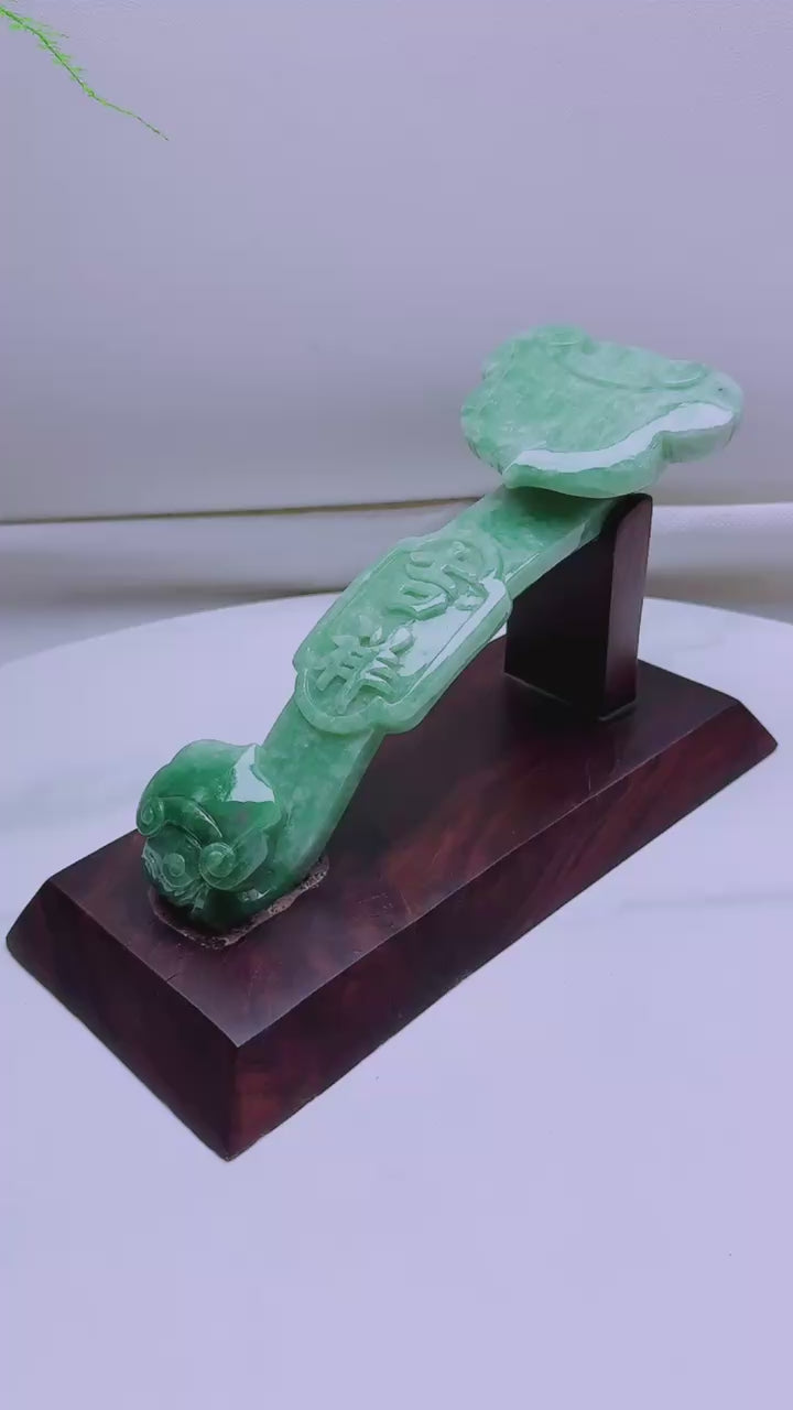 翡翠吉祥如意擺件