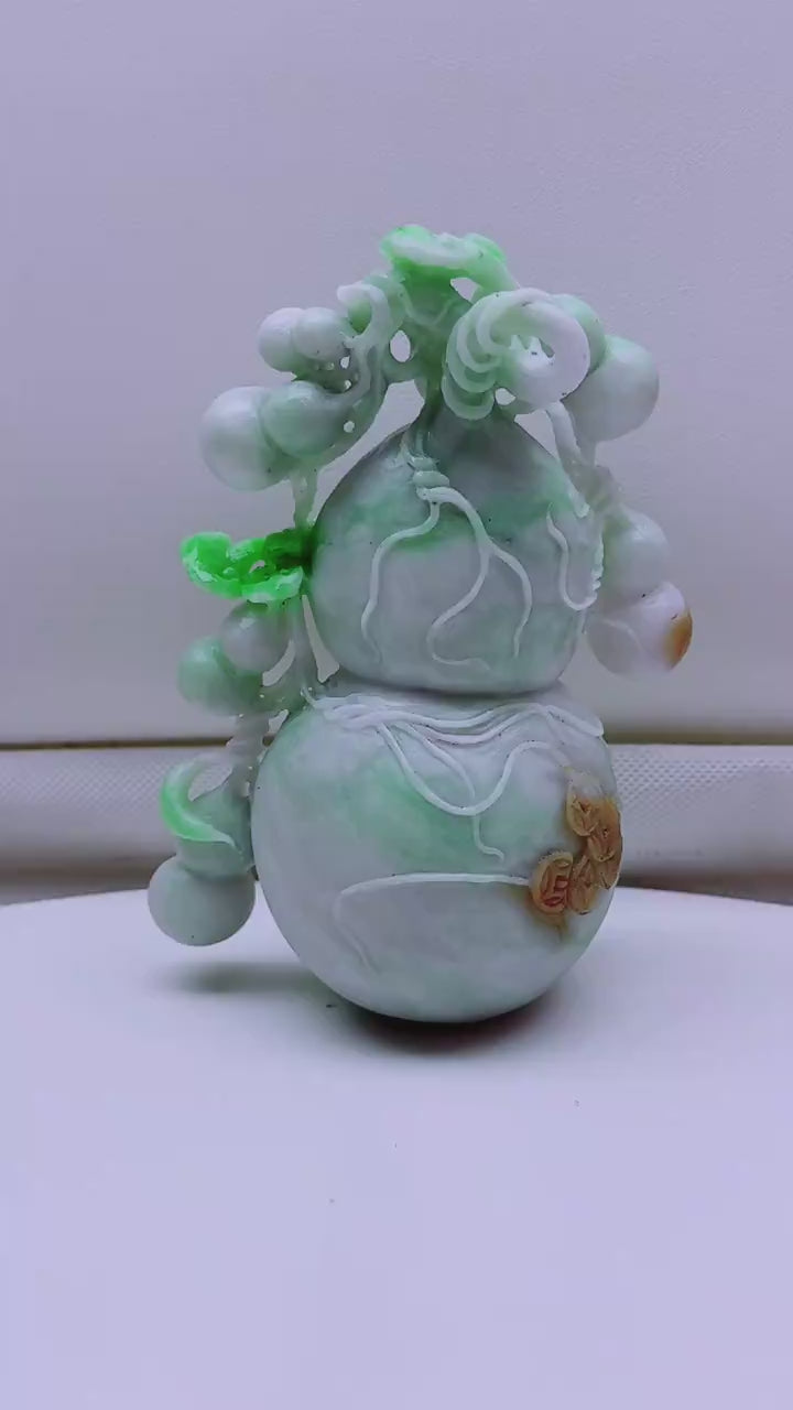 翡翠福祿擺件