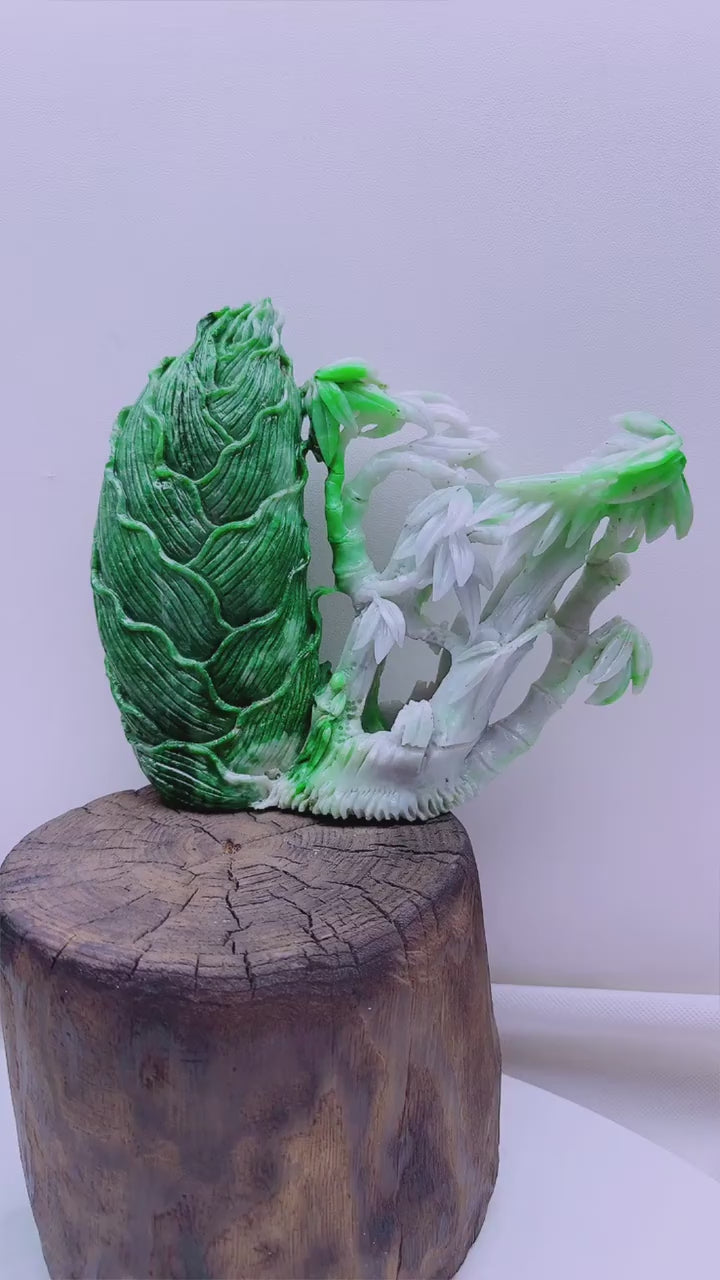 翡翠節節高升擺件