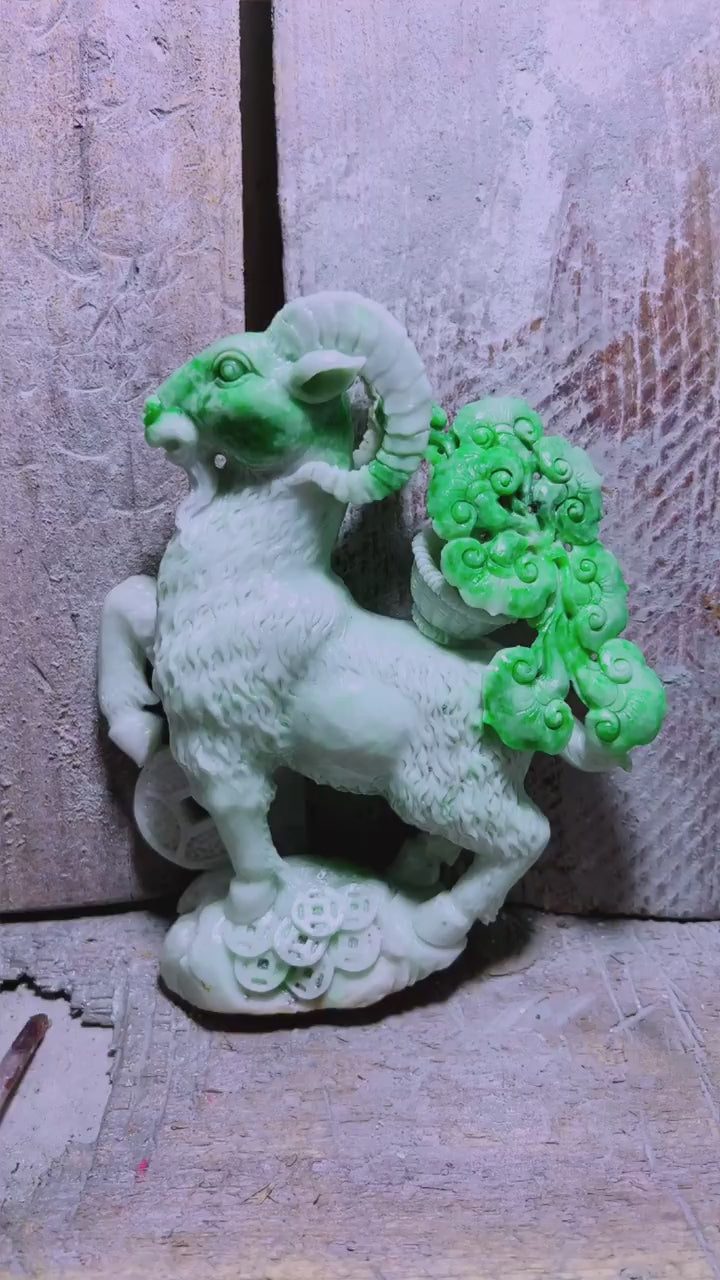 翡翠吉祥如意擺件